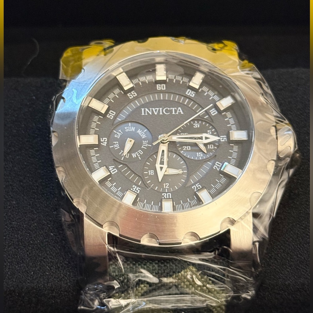 Invicta I-Force Men’s Watch 46MM SS Black VH63 Quartz